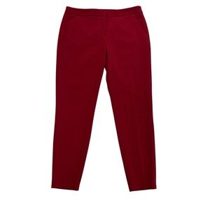 RW&CO red slim fit ankle length pants Sz 6 classy business professional career